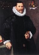 POURBUS, Frans the Younger Portrait of Petrus Ricardus zg oil painting on canvas